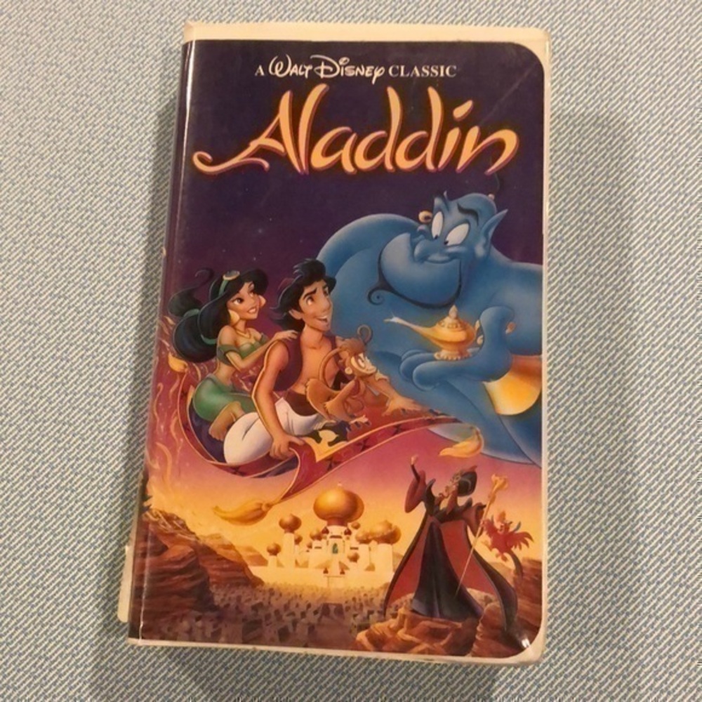 Black Diamond Disney Aladdin VHS Classic 1993